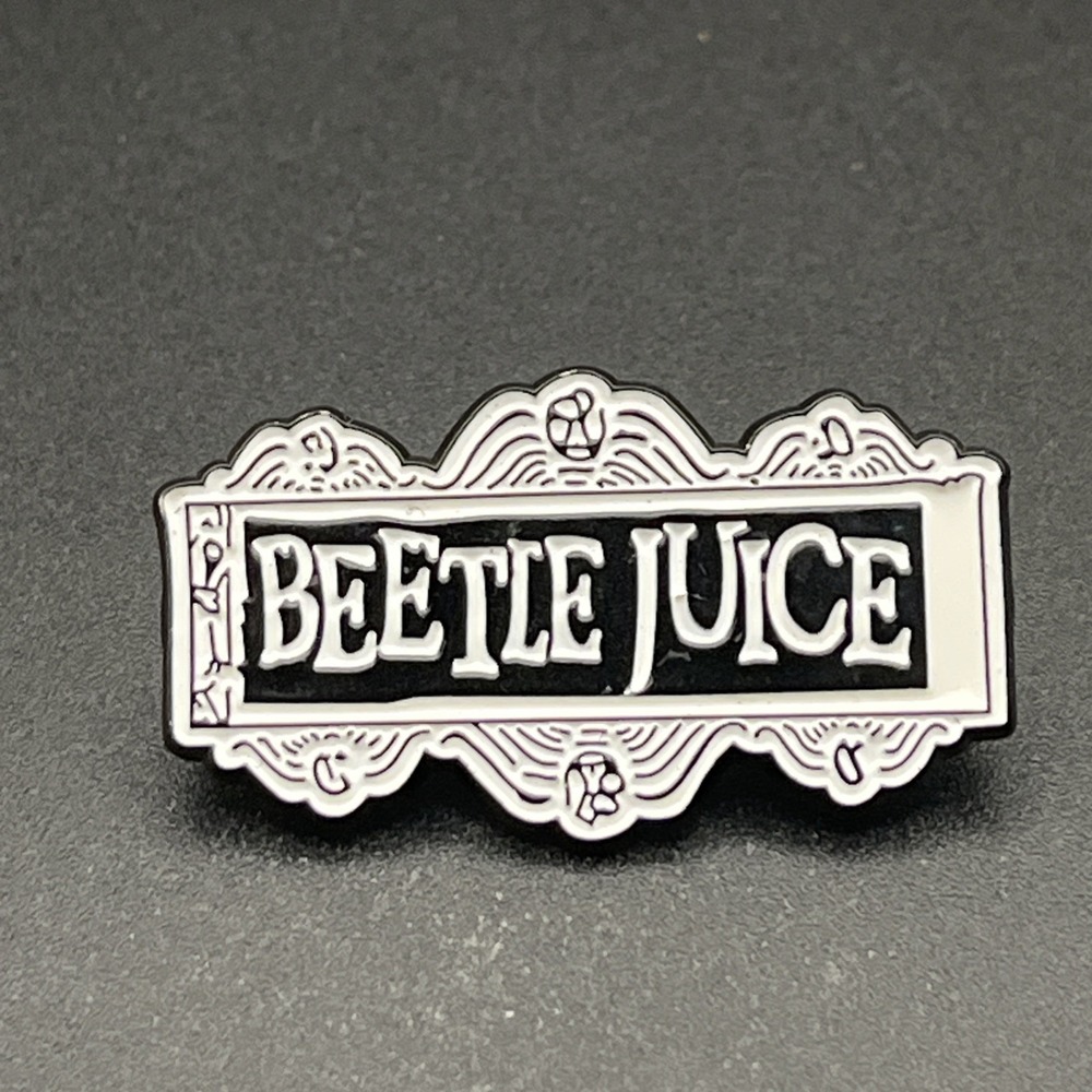 Beetlejuice Movie Tim Burton Lapel Hat Pin